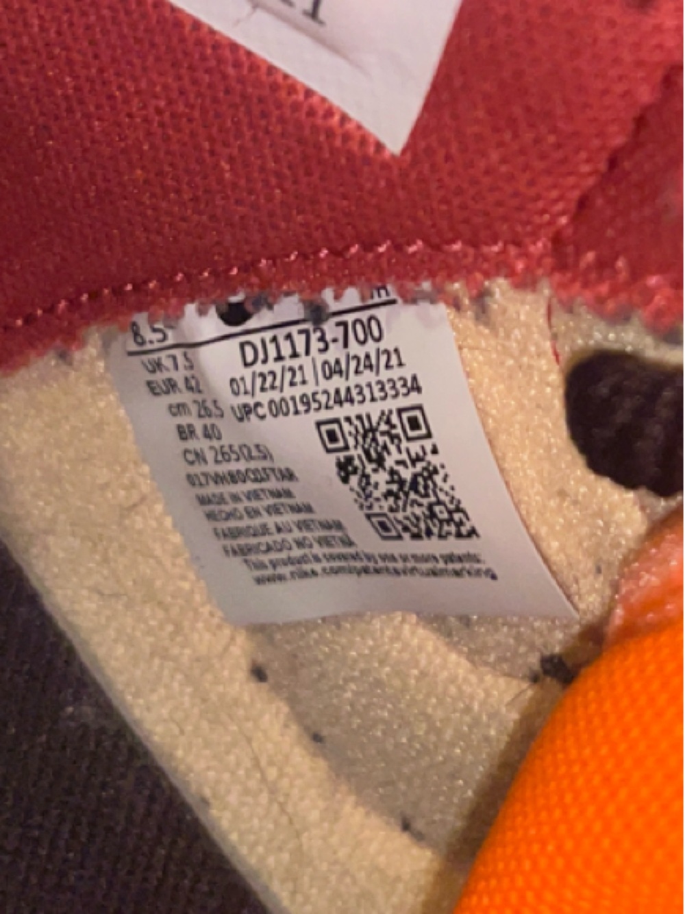 Nike Dunk Low Brown, Cream & Pink Low-Top Sneakers - Picture 2 of 5